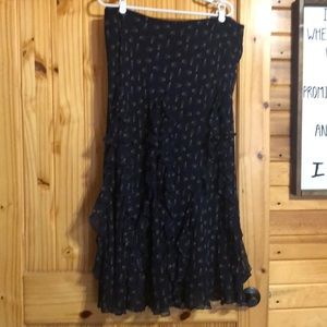 Gently used silk skirt